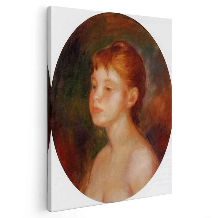 Study of a Young Girl (Mademoiselle Murer) (1882) by Pierre-Auguste Renoir