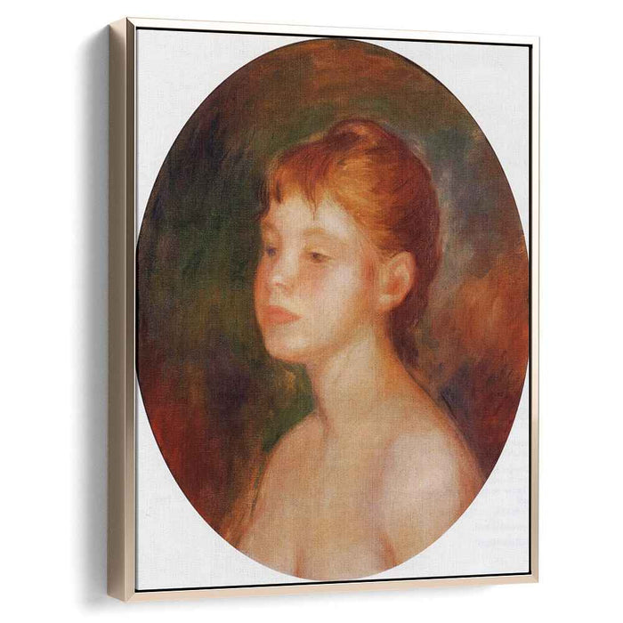 Study of a Young Girl (Mademoiselle Murer) (1882) by Pierre-Auguste Renoir