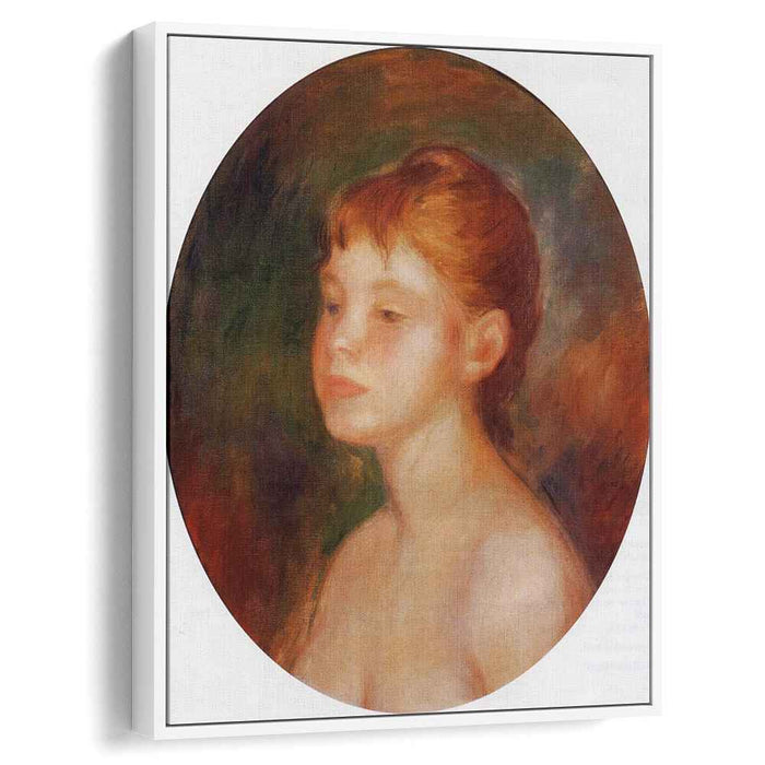 Study of a Young Girl (Mademoiselle Murer) (1882) by Pierre-Auguste Renoir