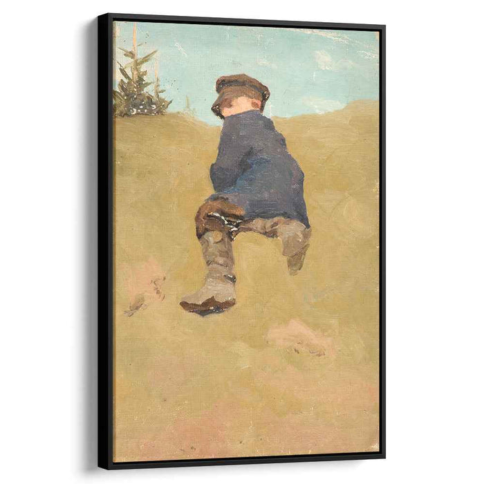 Study of lying boy (1894) by Nicholas Roerich