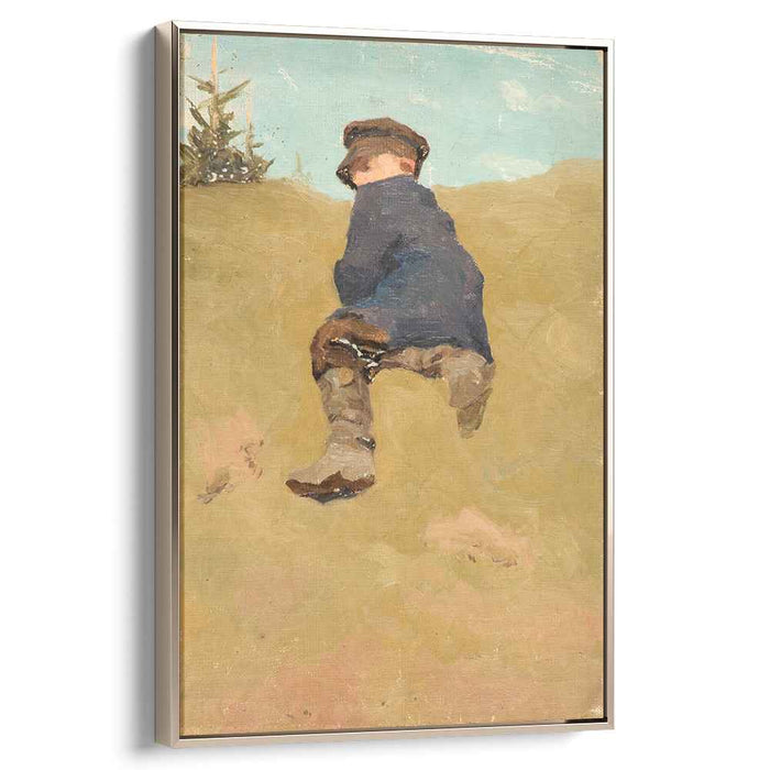 Study of lying boy (1894) by Nicholas Roerich