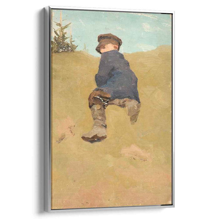 Study of lying boy (1894) by Nicholas Roerich