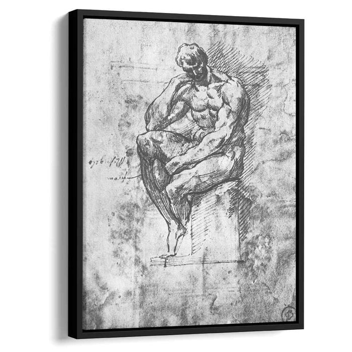 Study of nude man (1511) by Michelangelo