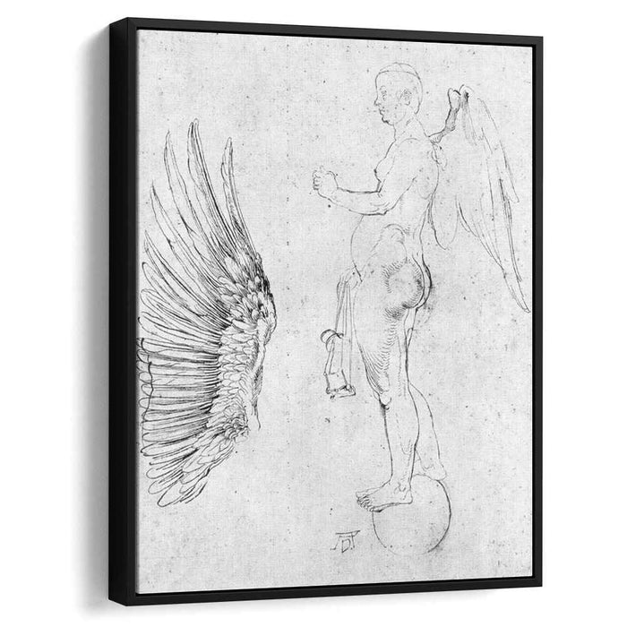 Study to a large fortune (1502) by Albrecht Durer