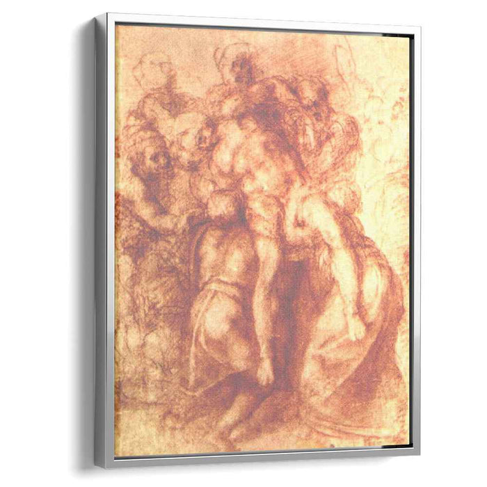 Study to "Pieta" (1555) by Michelangelo