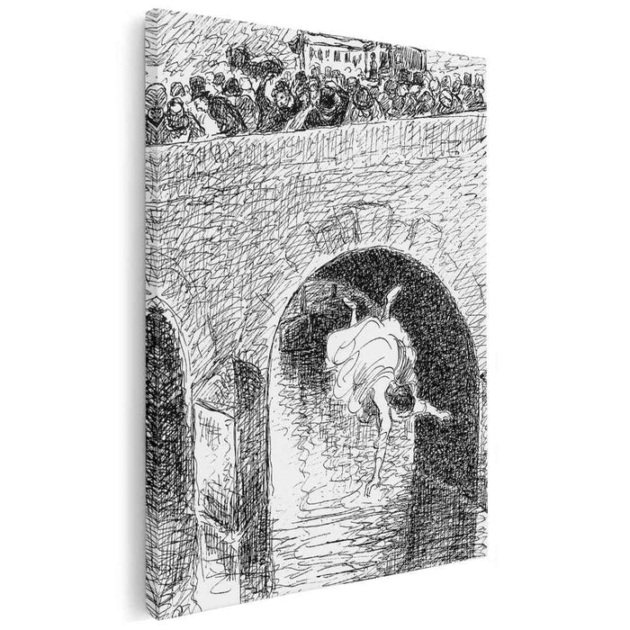 Suicide of an abandoned woman by Camille Pissarro