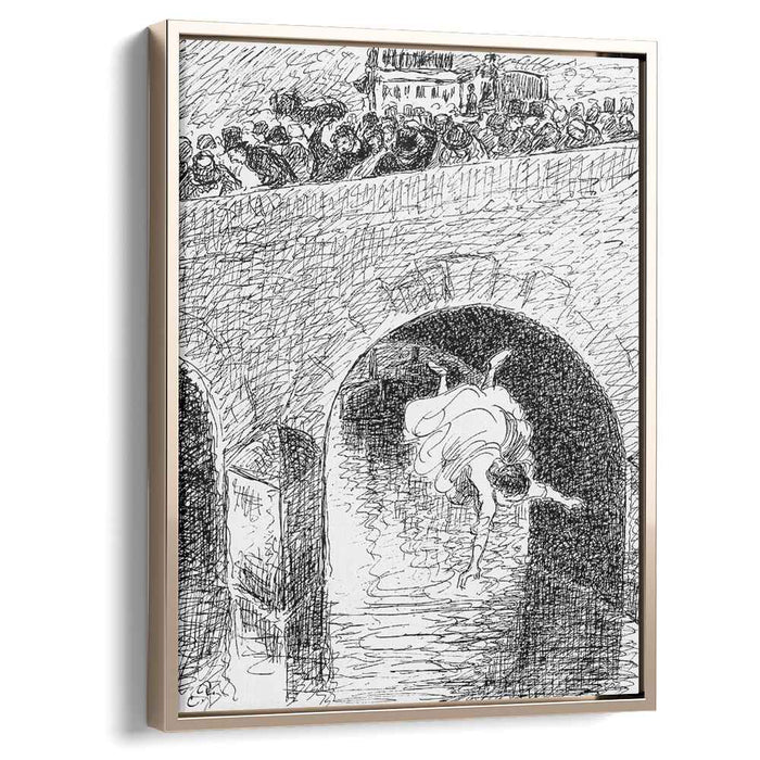 Suicide of an abandoned woman by Camille Pissarro