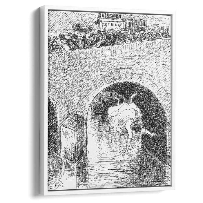 Suicide of an abandoned woman by Camille Pissarro