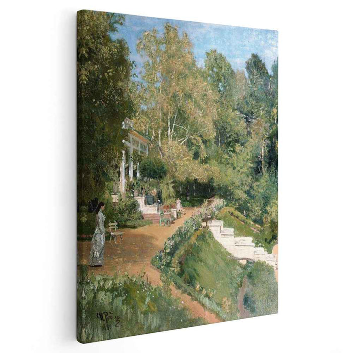 Summer day in Abramtsevo (1880) by Ilya Repin