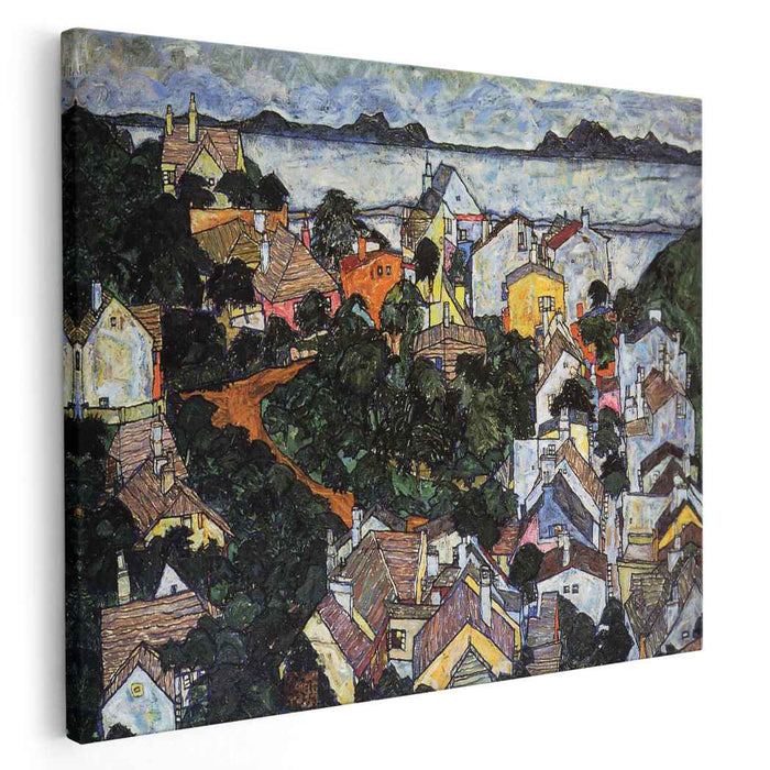 Summer Landscape, Krumau by Egon Schiele