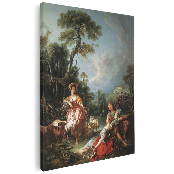 Summer Pastoral (1749) by Francois Boucher
