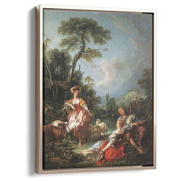 Summer Pastoral (1749) by Francois Boucher