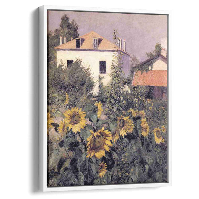 Sunflowers in the Garden at Petit Gennevilliers (1885) by Gustave Caillebotte