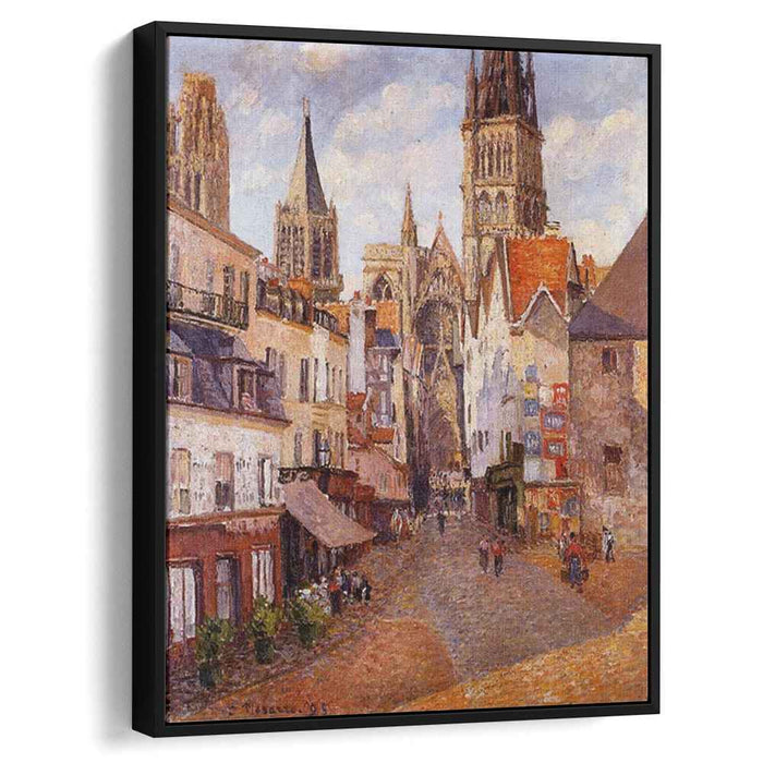 Sunlight, Afternoon, La Rue de l'Epicerie, Rouen by Camille Pissarro