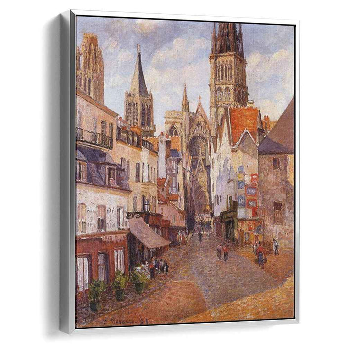 Sunlight, Afternoon, La Rue de l'Epicerie, Rouen by Camille Pissarro