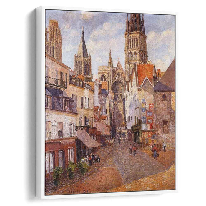 Sunlight, Afternoon, La Rue de l'Epicerie, Rouen by Camille Pissarro