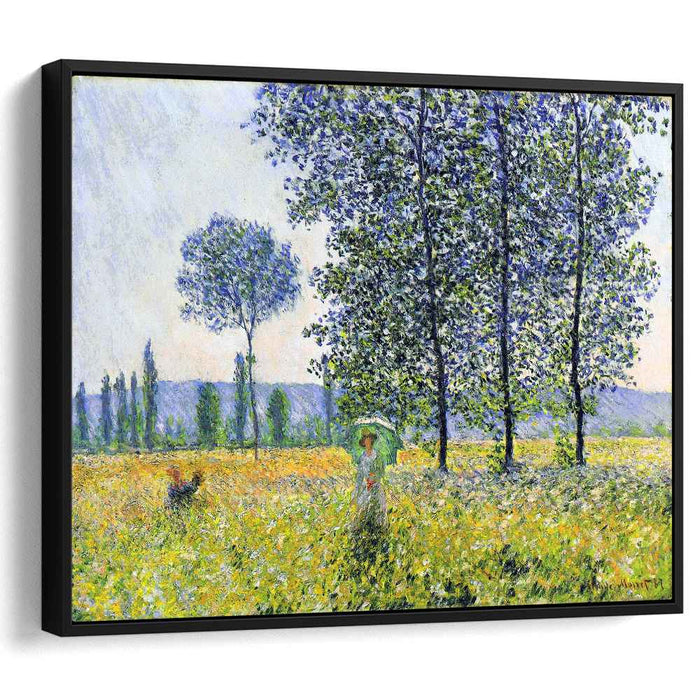 Sunlight Effect under the Poplars (1887) by Claude Monet