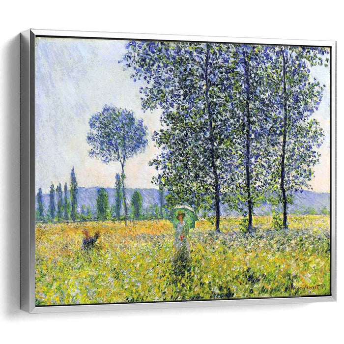 Sunlight Effect under the Poplars (1887) by Claude Monet