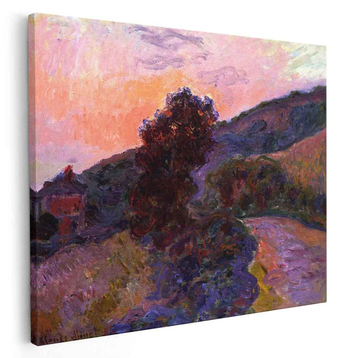 Sunset at Giverny (1886) by Claude Monet