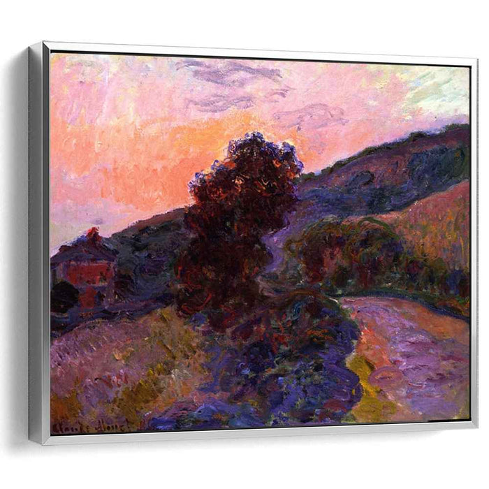 Sunset at Giverny (1886) by Claude Monet