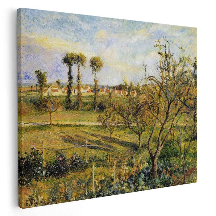 Sunset at Valhermeil, near Pontoise by Camille Pissarro