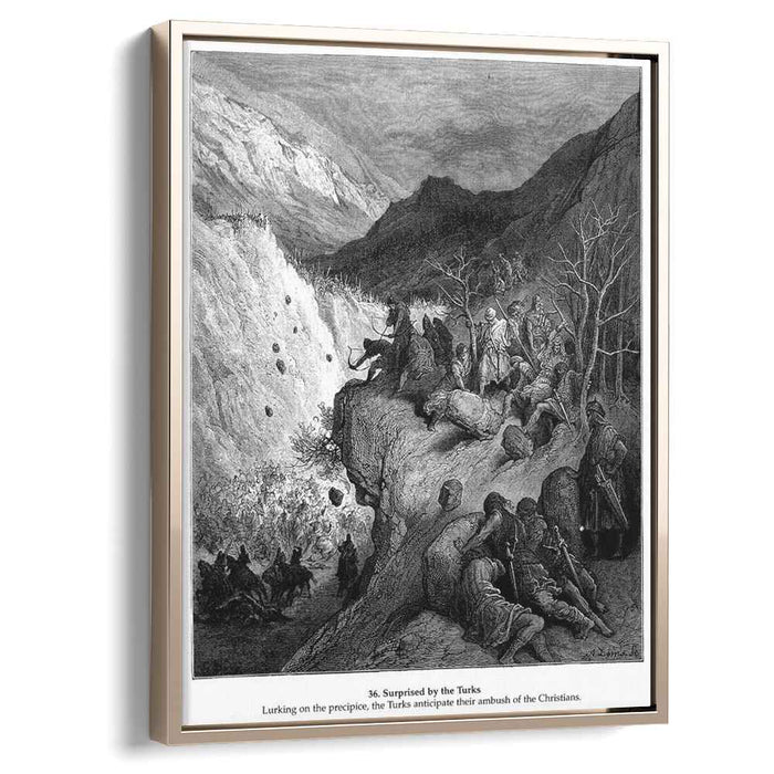 Surprised by the Turks by Gustave Dore