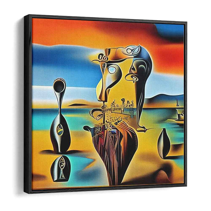 Abstract Expressionist Fantasy: Abstract Expressionist Fantasy Canvas Art Print