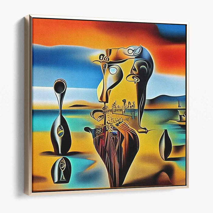 Abstract Expressionist Fantasy: Abstract Expressionist Fantasy Canvas Art Print