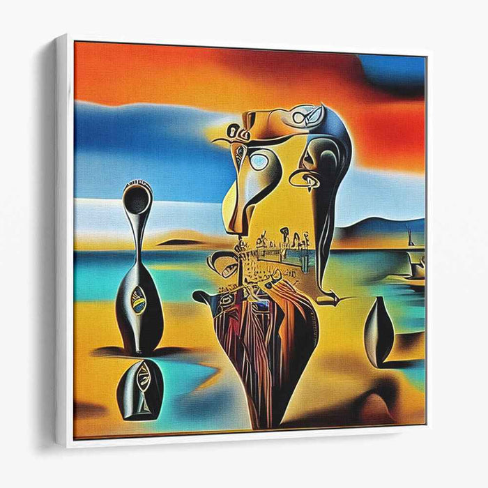 Abstract Expressionist Fantasy: Abstract Expressionist Fantasy Canvas Art Print