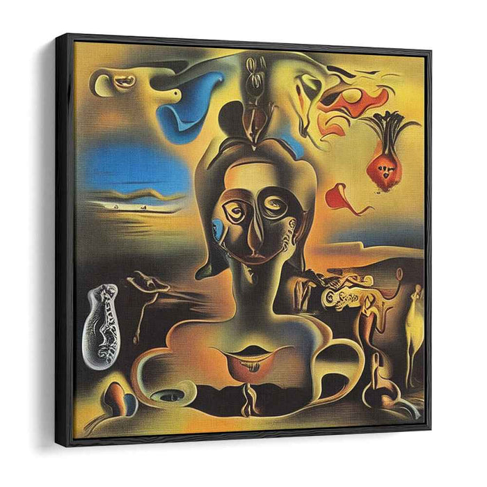 Mystery Masks Collection: Enigmatic Faces and Forms Canvas Art Print