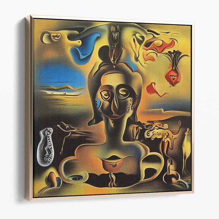 Mystery Masks Collection: Enigmatic Faces and Forms Canvas Art Print