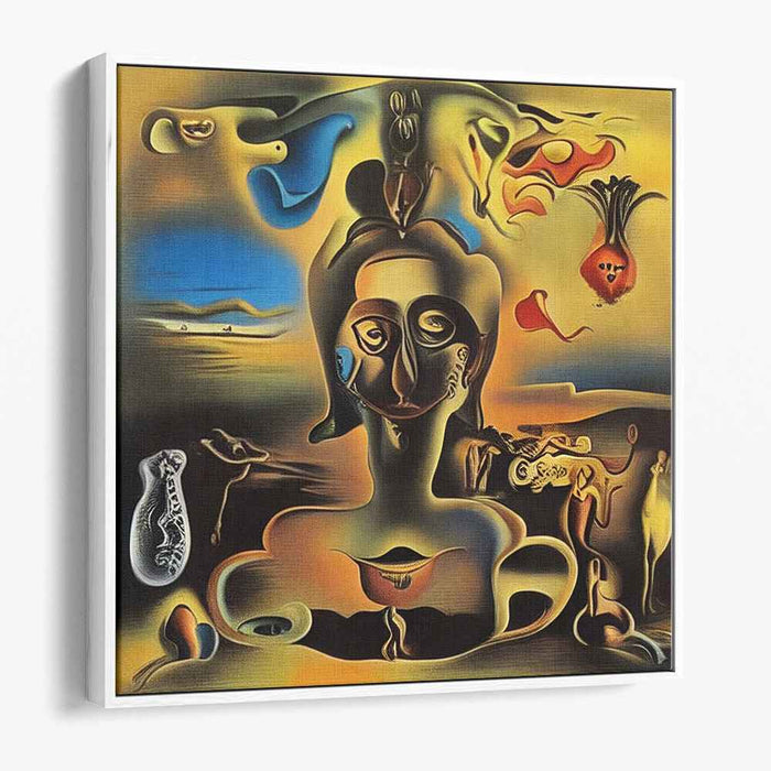 Mystery Masks Collection: Enigmatic Faces and Forms Canvas Art Print