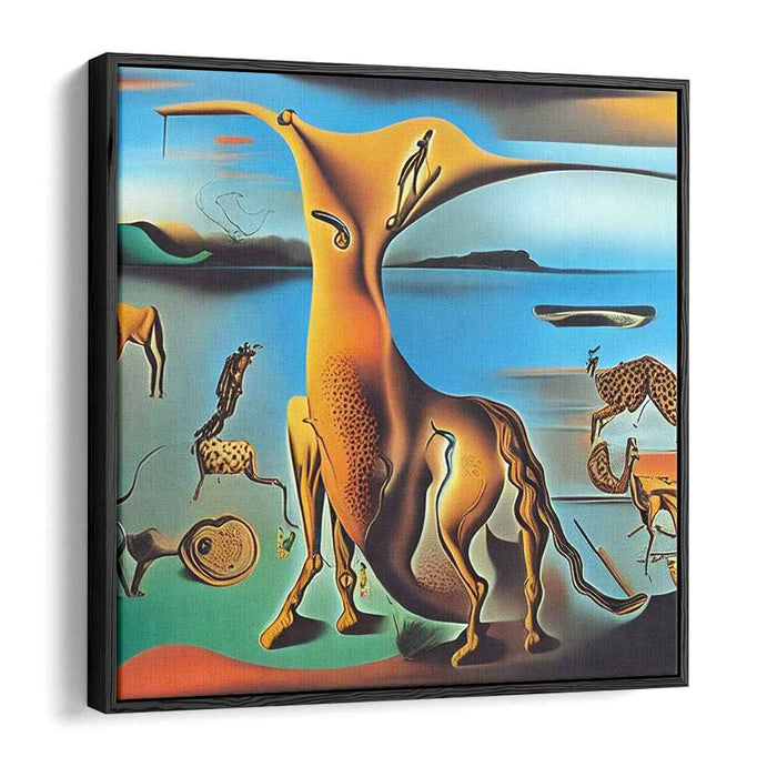 Mystical Arboreal Dreamscape: Surreal Digital Art Canvas Print