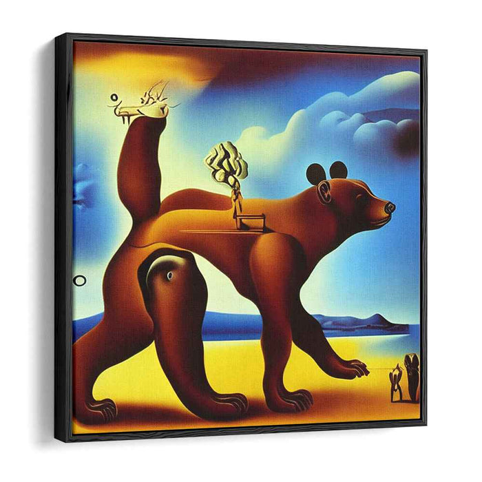 Whimsical Wilderness: Surreal Bear Fantasy Landscape