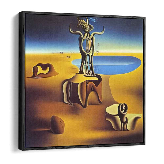 Dreamscape Desert: Surrealist Fantasy Canvas Art Print