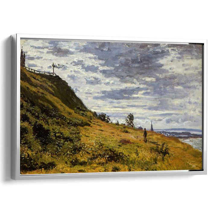Taking a Walk on the Cliffs of Sainte-Adresse (1867) by Claude Monet