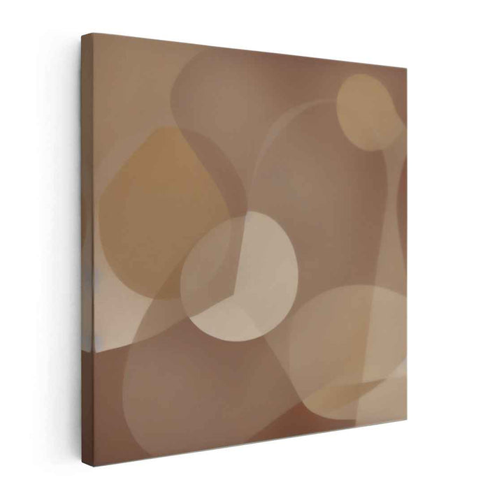 Elegant Abstraction: Soft Neutral Tones Canvas Art