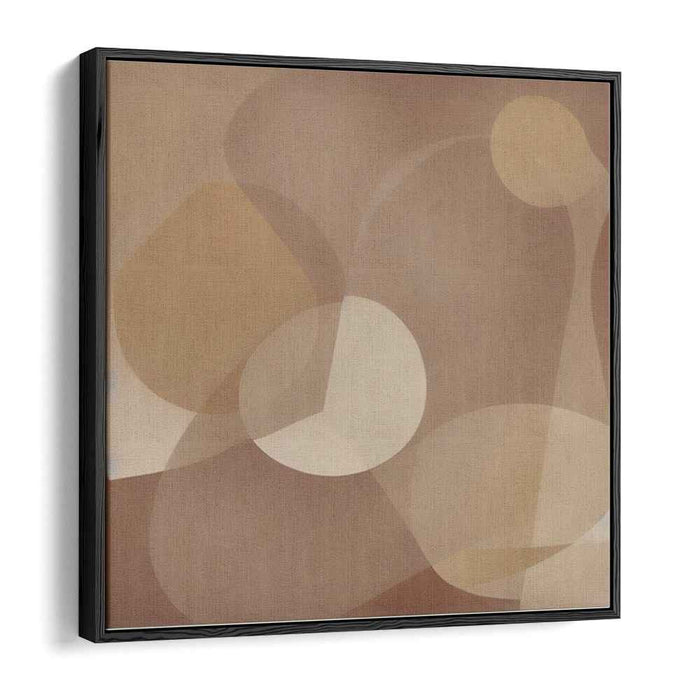 Elegant Abstraction: Soft Neutral Tones Canvas Art