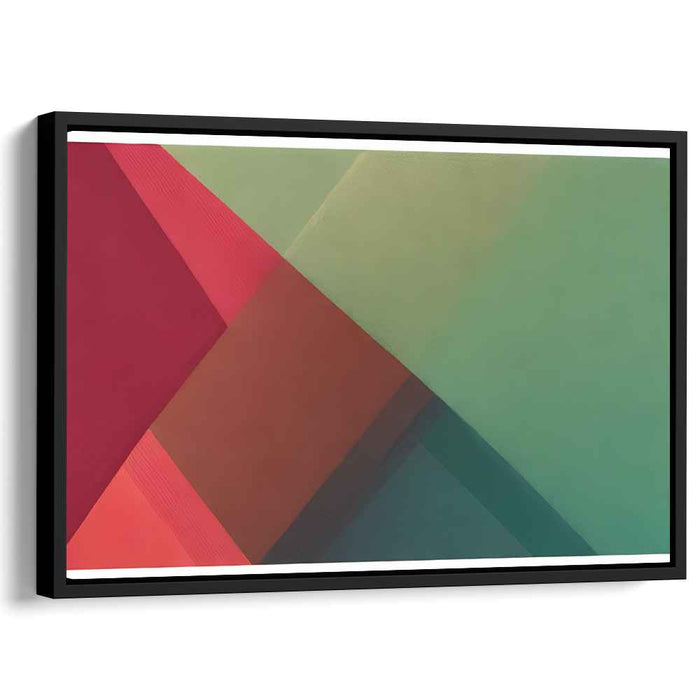 Urban Chaos Vortex: Contemporary Abstract Canvas Art Print