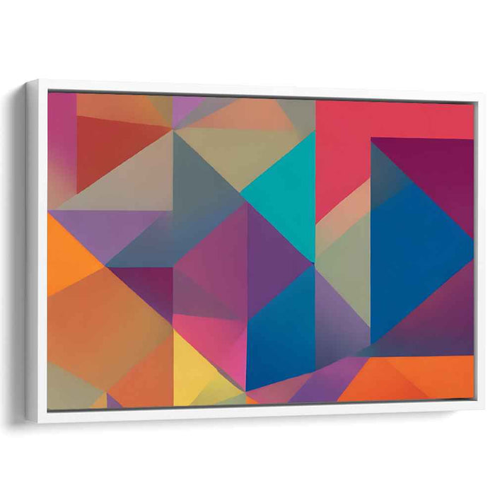 Vivid Spectrum Mirage: Dynamic Colorful Canvas Art Print