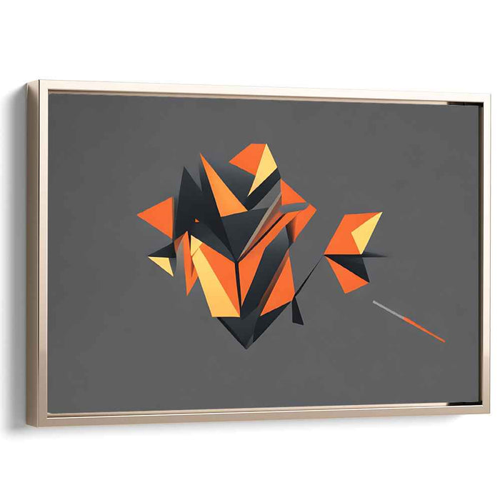 Tan Geometric Shapes #115