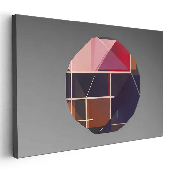 Abstract Echoes of Tomorrow: Modernist Reflections on Canvas