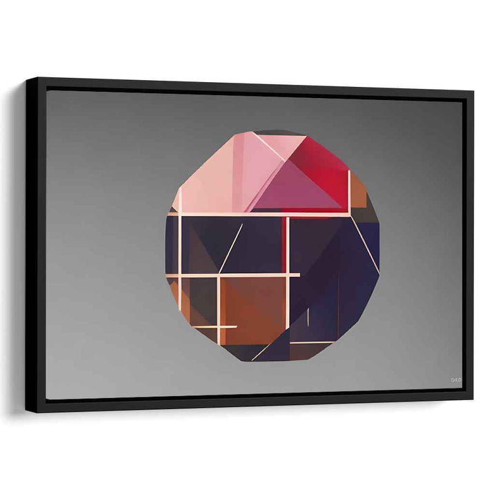 Abstract Echoes of Tomorrow: Modernist Reflections on Canvas