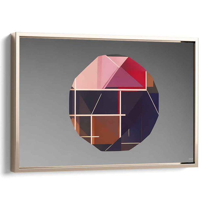 Abstract Echoes of Tomorrow: Modernist Reflections on Canvas