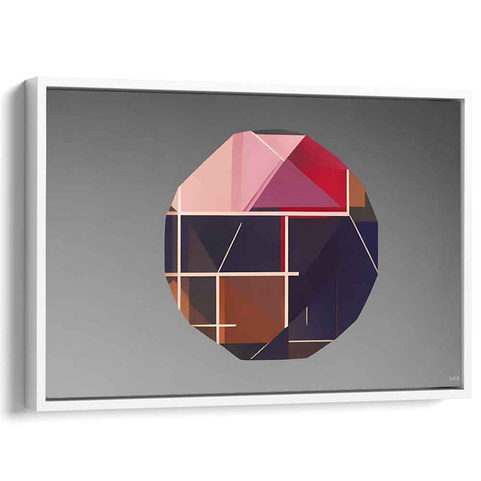 Abstract Echoes of Tomorrow: Modernist Reflections on Canvas