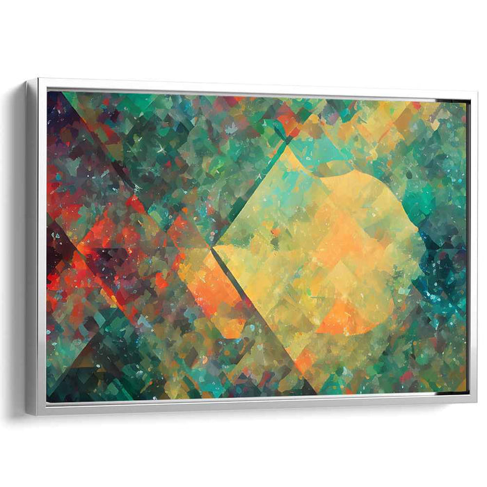 Color Symphony Chaos: Abstract Expressionist Canvas Art Print