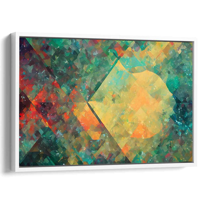 Color Symphony Chaos: Abstract Expressionist Canvas Art Print