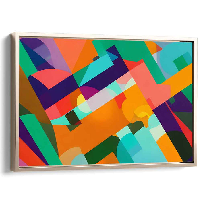 Tan Geometric Shapes #137