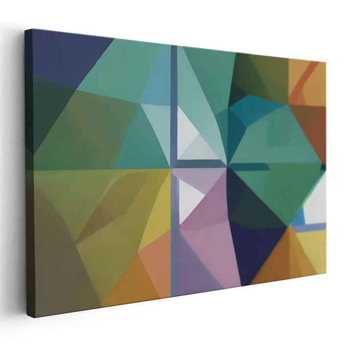 Emotion Flux: Abstract Expressionist Canvas Art Print