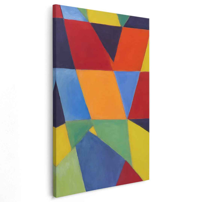 Vibrant Bold Strokes: Bold Colorful Canvas Art Print